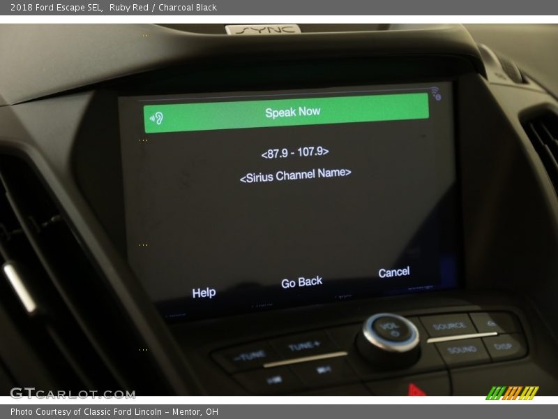 Ruby Red / Charcoal Black 2018 Ford Escape SEL