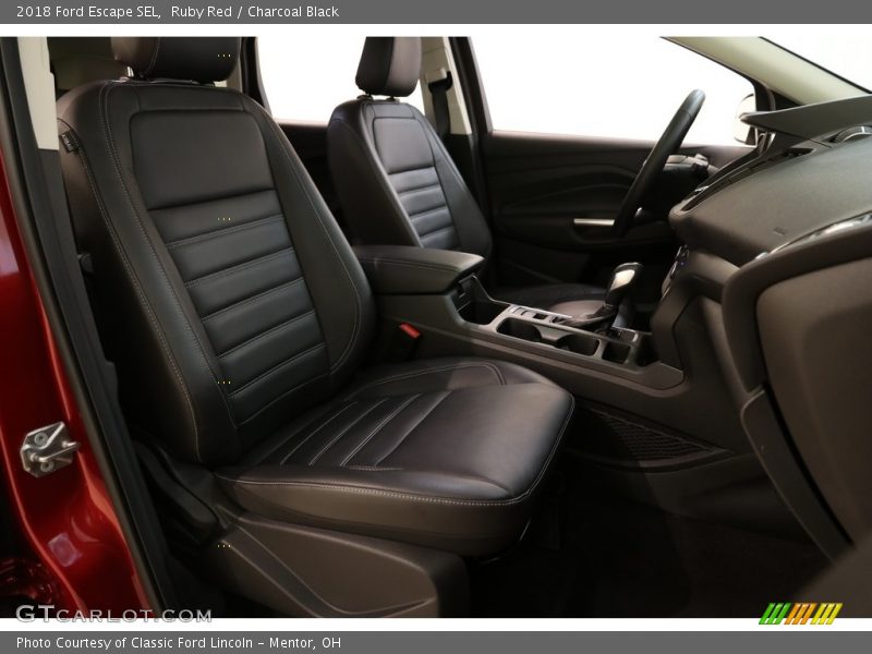 Ruby Red / Charcoal Black 2018 Ford Escape SEL