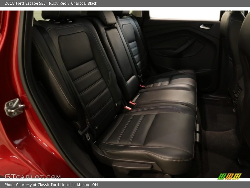 Ruby Red / Charcoal Black 2018 Ford Escape SEL