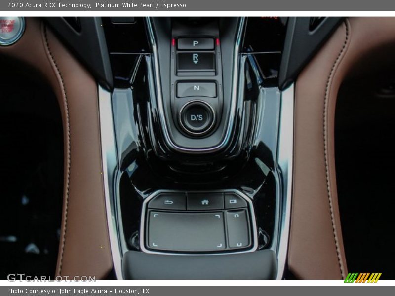 Platinum White Pearl / Espresso 2020 Acura RDX Technology