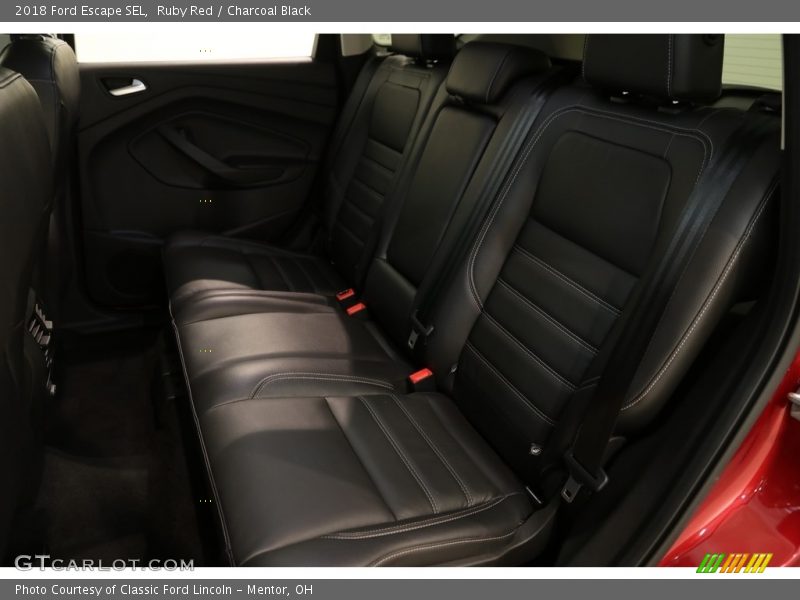 Ruby Red / Charcoal Black 2018 Ford Escape SEL