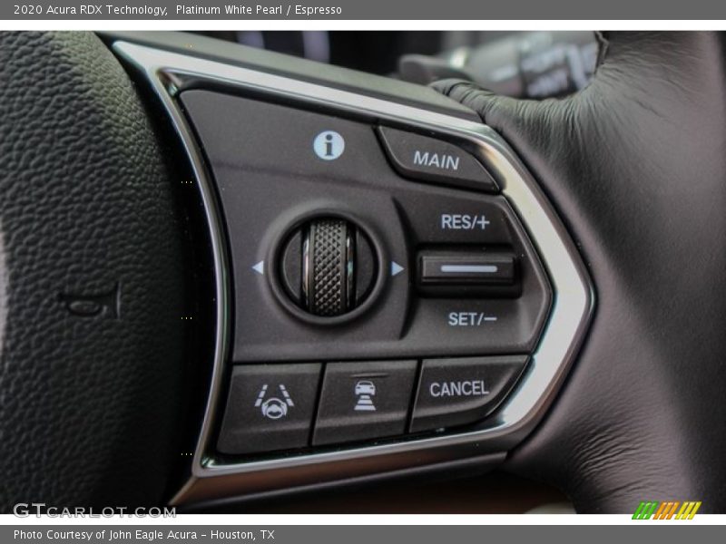 Platinum White Pearl / Espresso 2020 Acura RDX Technology