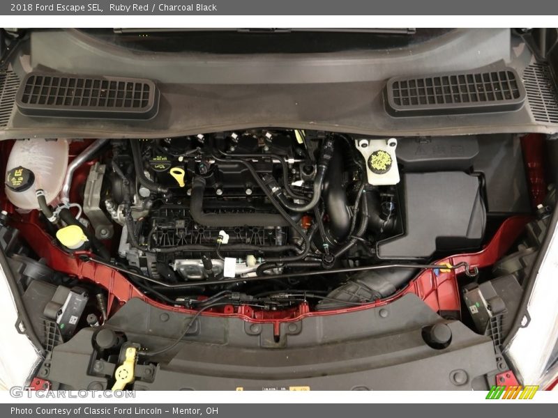 Ruby Red / Charcoal Black 2018 Ford Escape SEL