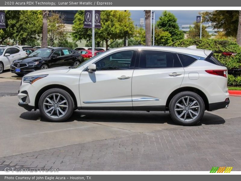 Lunar Silver Metallic / Espresso 2020 Acura RDX Technology