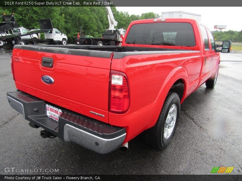 Race Red / Steel 2016 Ford F250 Super Duty XLT Crew Cab