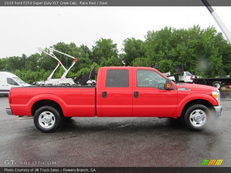 Race Red / Steel 2016 Ford F250 Super Duty XLT Crew Cab