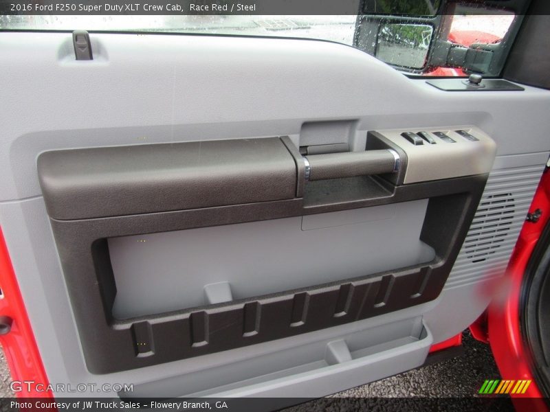 Race Red / Steel 2016 Ford F250 Super Duty XLT Crew Cab