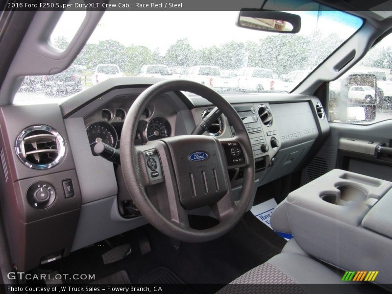 Race Red / Steel 2016 Ford F250 Super Duty XLT Crew Cab