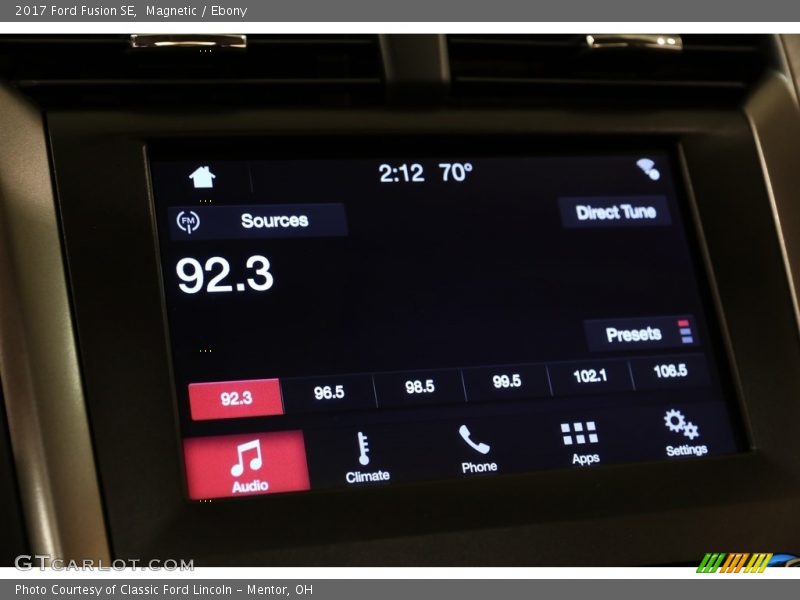 Magnetic / Ebony 2017 Ford Fusion SE