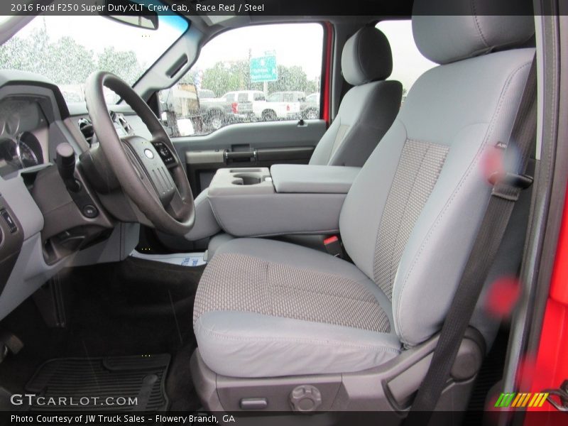 Race Red / Steel 2016 Ford F250 Super Duty XLT Crew Cab