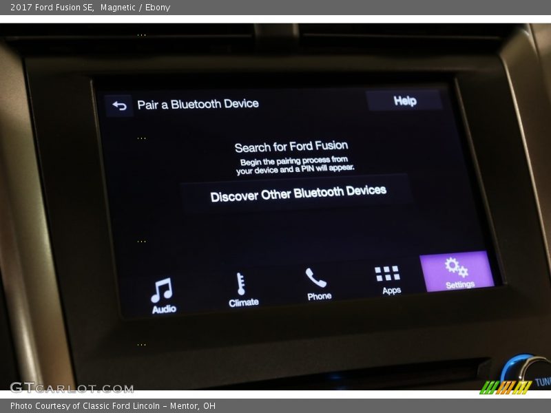 Magnetic / Ebony 2017 Ford Fusion SE