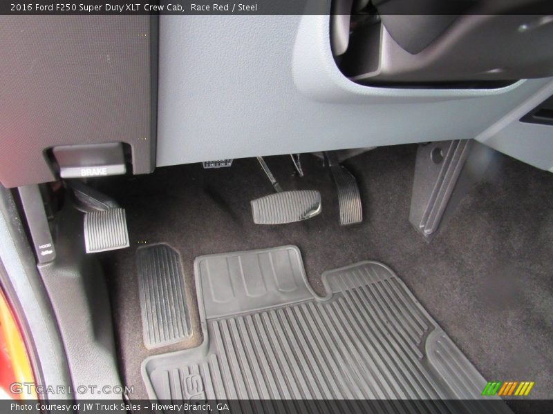 Race Red / Steel 2016 Ford F250 Super Duty XLT Crew Cab