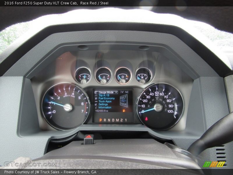 Race Red / Steel 2016 Ford F250 Super Duty XLT Crew Cab