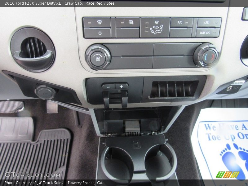 Race Red / Steel 2016 Ford F250 Super Duty XLT Crew Cab