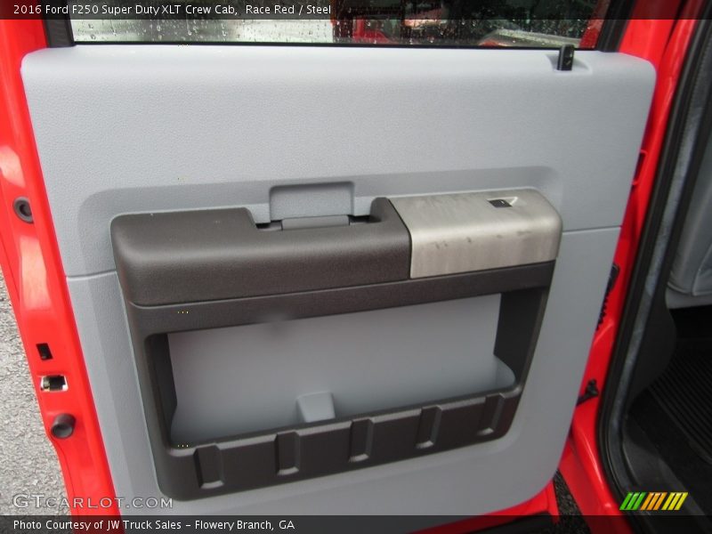 Race Red / Steel 2016 Ford F250 Super Duty XLT Crew Cab