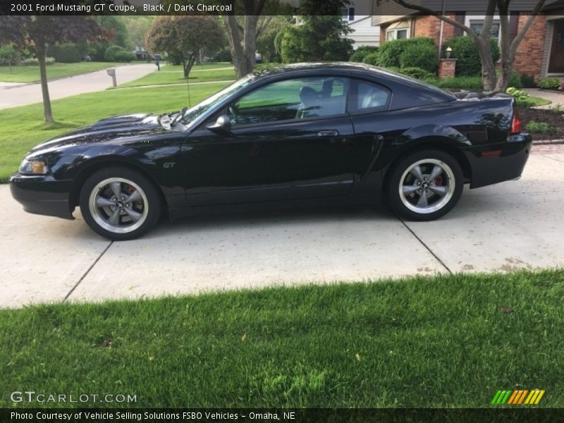 Black / Dark Charcoal 2001 Ford Mustang GT Coupe
