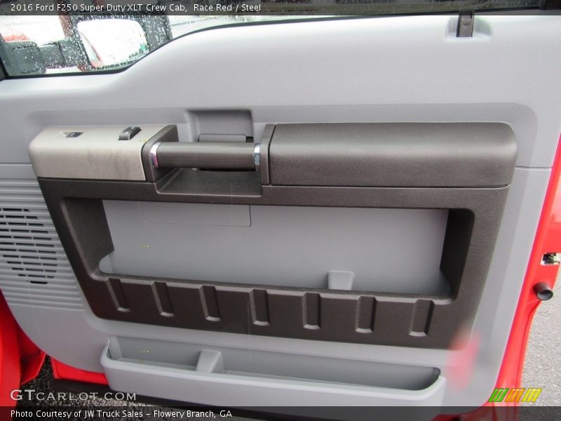 Race Red / Steel 2016 Ford F250 Super Duty XLT Crew Cab