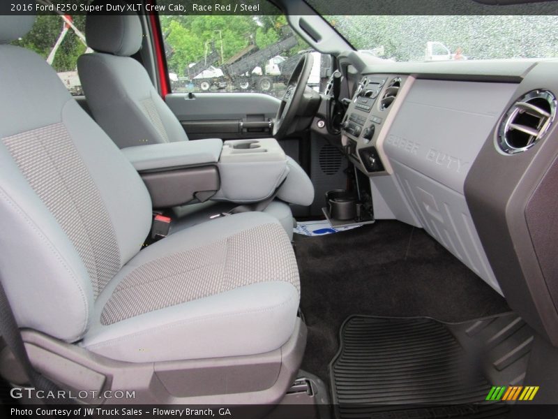 Race Red / Steel 2016 Ford F250 Super Duty XLT Crew Cab