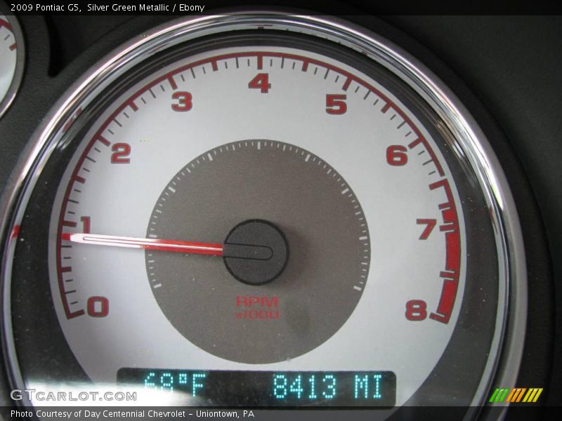 Silver Green Metallic / Ebony 2009 Pontiac G5
