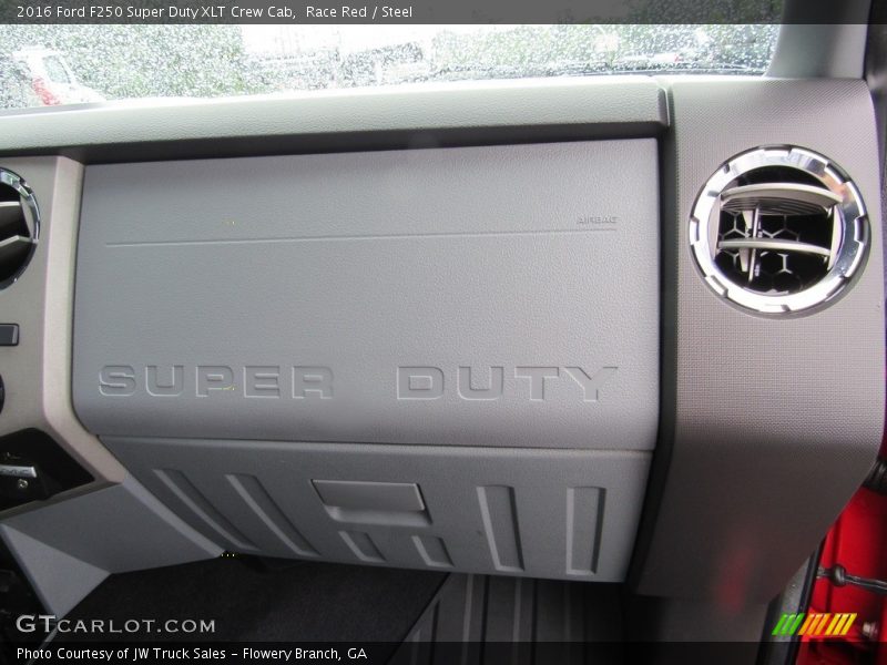 Race Red / Steel 2016 Ford F250 Super Duty XLT Crew Cab