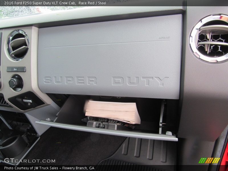 Race Red / Steel 2016 Ford F250 Super Duty XLT Crew Cab