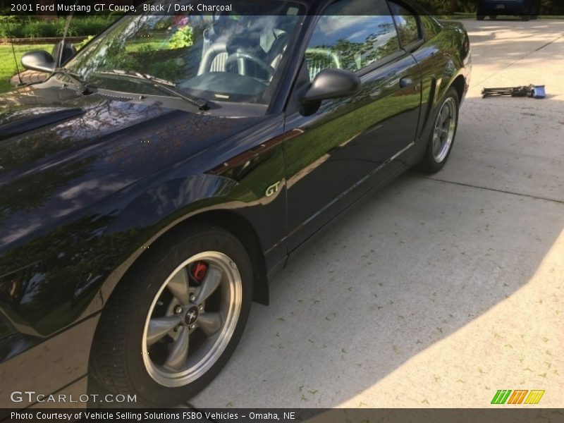 Black / Dark Charcoal 2001 Ford Mustang GT Coupe