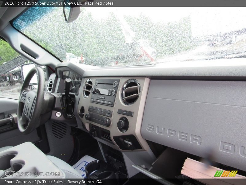 Race Red / Steel 2016 Ford F250 Super Duty XLT Crew Cab