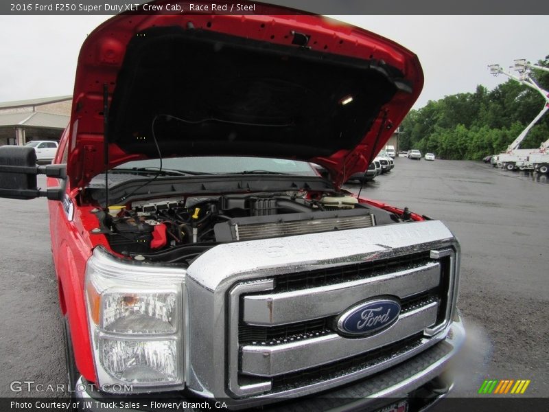 Race Red / Steel 2016 Ford F250 Super Duty XLT Crew Cab