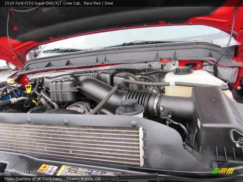 Race Red / Steel 2016 Ford F250 Super Duty XLT Crew Cab