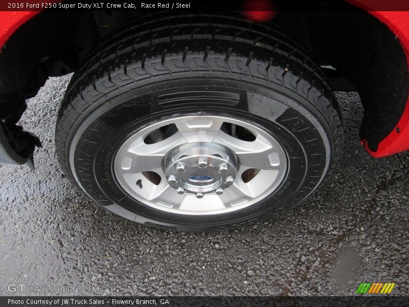Race Red / Steel 2016 Ford F250 Super Duty XLT Crew Cab