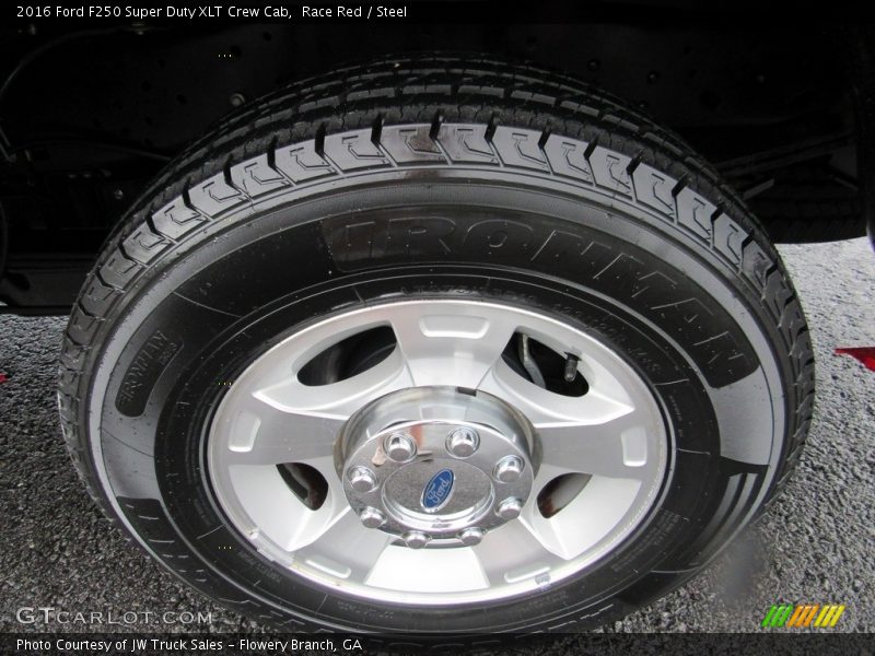 Race Red / Steel 2016 Ford F250 Super Duty XLT Crew Cab