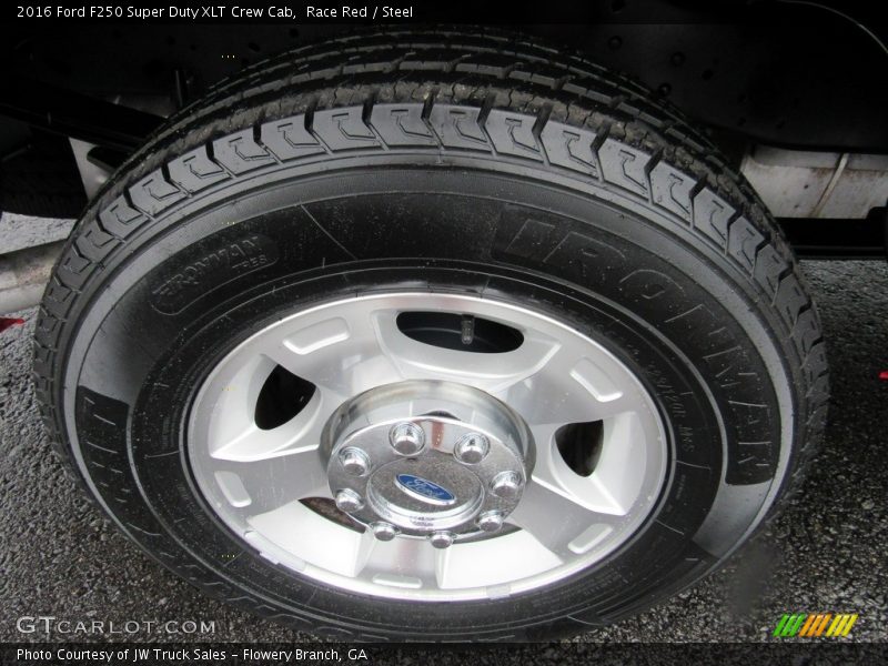 Race Red / Steel 2016 Ford F250 Super Duty XLT Crew Cab
