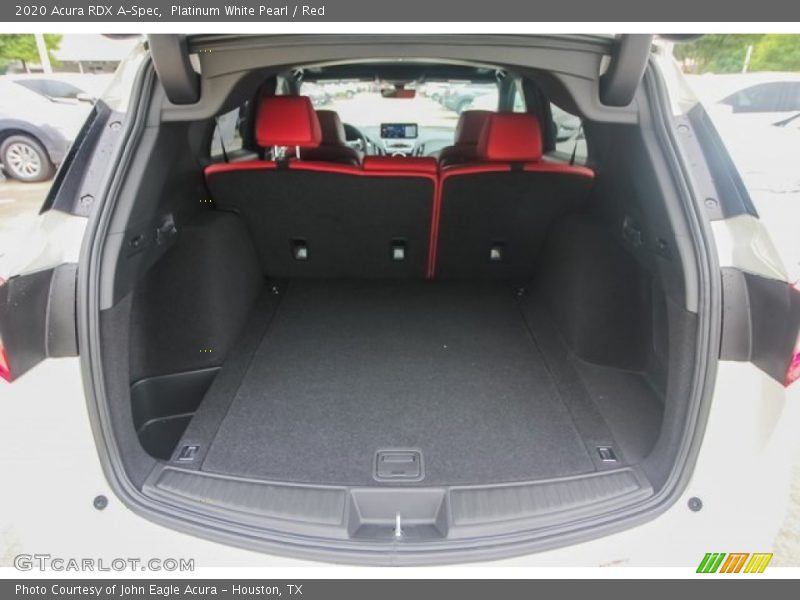 Platinum White Pearl / Red 2020 Acura RDX A-Spec