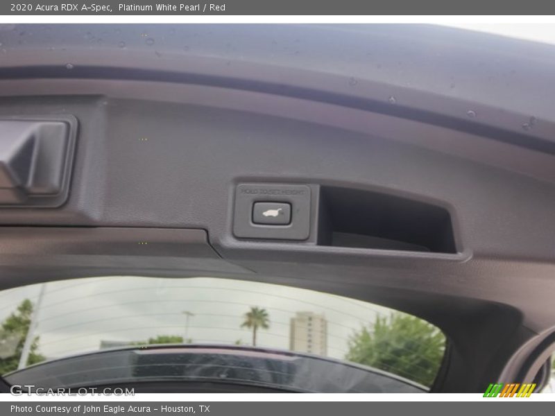 Platinum White Pearl / Red 2020 Acura RDX A-Spec