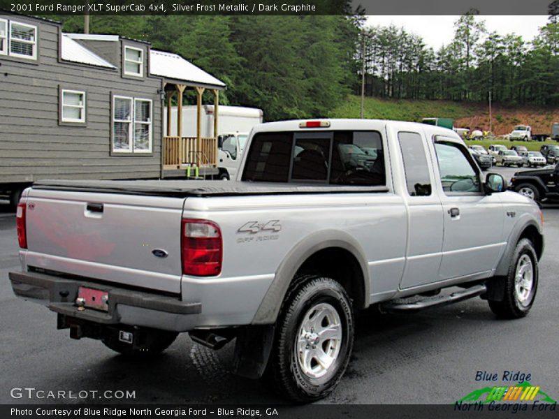 Silver Frost Metallic / Dark Graphite 2001 Ford Ranger XLT SuperCab 4x4
