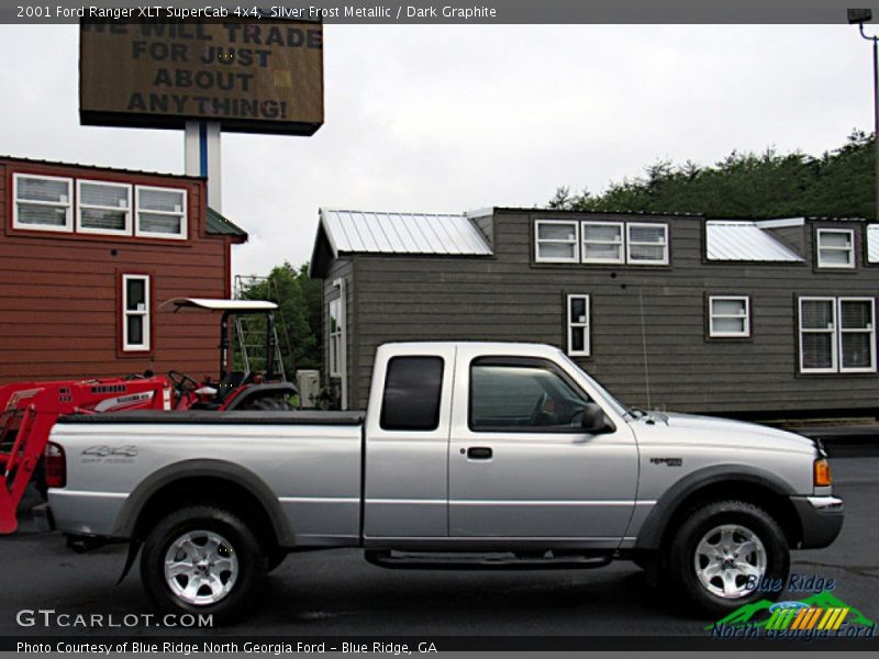 Silver Frost Metallic / Dark Graphite 2001 Ford Ranger XLT SuperCab 4x4