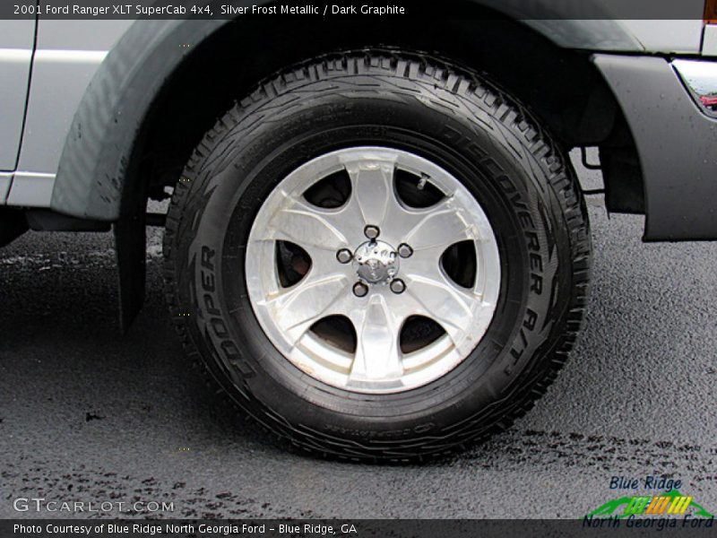 Silver Frost Metallic / Dark Graphite 2001 Ford Ranger XLT SuperCab 4x4