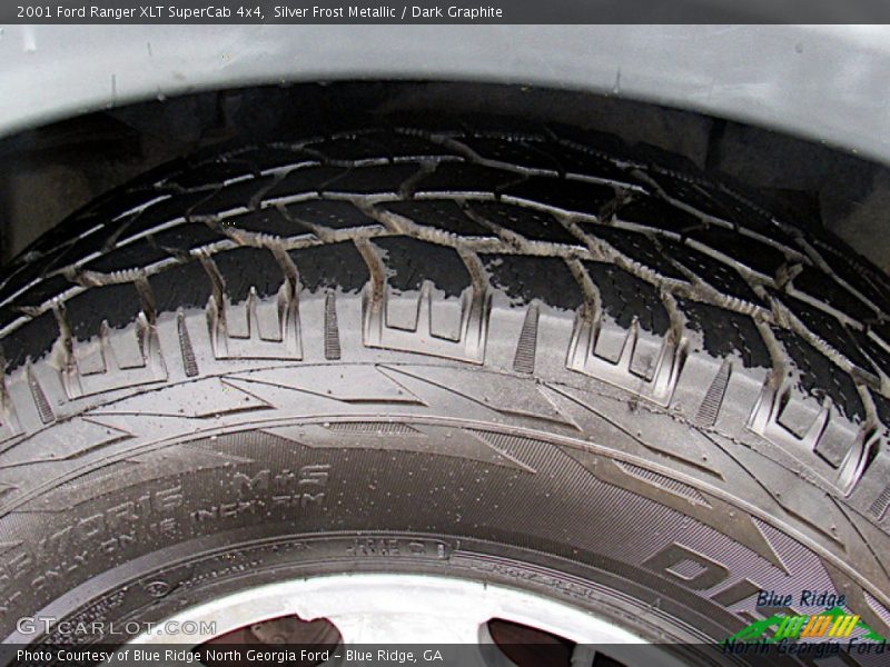 Silver Frost Metallic / Dark Graphite 2001 Ford Ranger XLT SuperCab 4x4