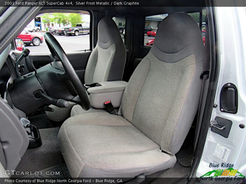 Silver Frost Metallic / Dark Graphite 2001 Ford Ranger XLT SuperCab 4x4