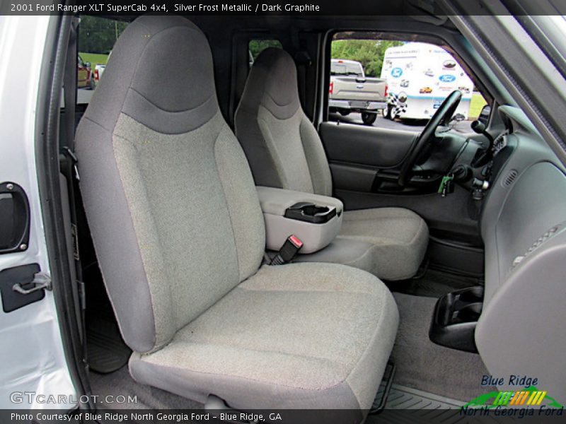 Silver Frost Metallic / Dark Graphite 2001 Ford Ranger XLT SuperCab 4x4