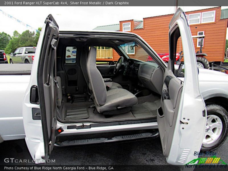 Silver Frost Metallic / Dark Graphite 2001 Ford Ranger XLT SuperCab 4x4