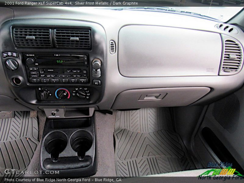 Silver Frost Metallic / Dark Graphite 2001 Ford Ranger XLT SuperCab 4x4