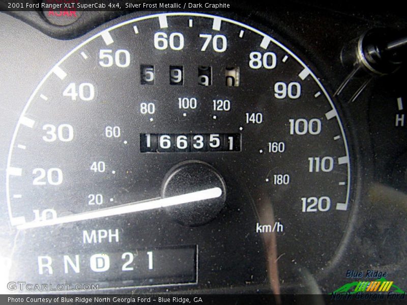 Silver Frost Metallic / Dark Graphite 2001 Ford Ranger XLT SuperCab 4x4