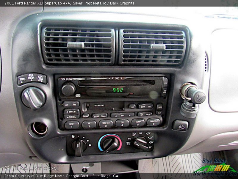Silver Frost Metallic / Dark Graphite 2001 Ford Ranger XLT SuperCab 4x4