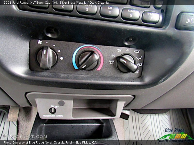 Silver Frost Metallic / Dark Graphite 2001 Ford Ranger XLT SuperCab 4x4