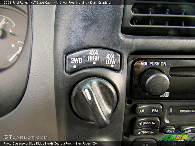 Silver Frost Metallic / Dark Graphite 2001 Ford Ranger XLT SuperCab 4x4