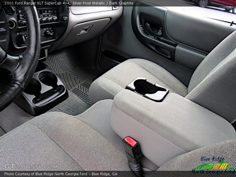 Silver Frost Metallic / Dark Graphite 2001 Ford Ranger XLT SuperCab 4x4
