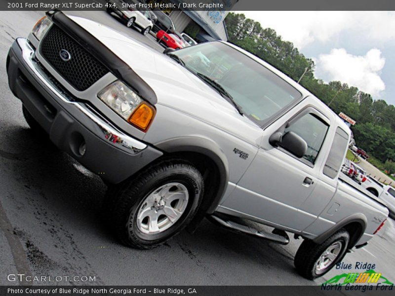 Silver Frost Metallic / Dark Graphite 2001 Ford Ranger XLT SuperCab 4x4