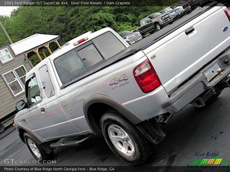 Silver Frost Metallic / Dark Graphite 2001 Ford Ranger XLT SuperCab 4x4