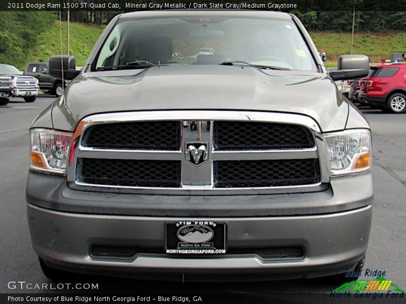 Mineral Gray Metallic / Dark Slate Gray/Medium Graystone 2011 Dodge Ram 1500 ST Quad Cab